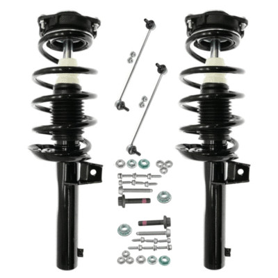 2x Stossdämpfer + Feder + Dom vorne Skoda Octavia II Superb II VW Caddy III 55mm