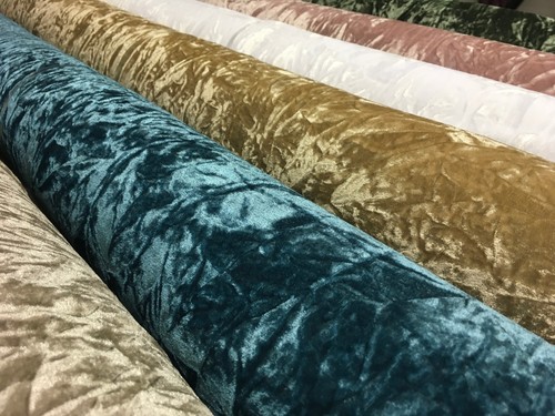 £5.75 Creased Ice Velvet One way stretch Dress Fabric 58" M607 Mtex - Picture 4 of 146