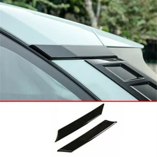 For Toyota RAV4 2019-2024 Bright black Rear Door Window C-Pillar Post Trim cover