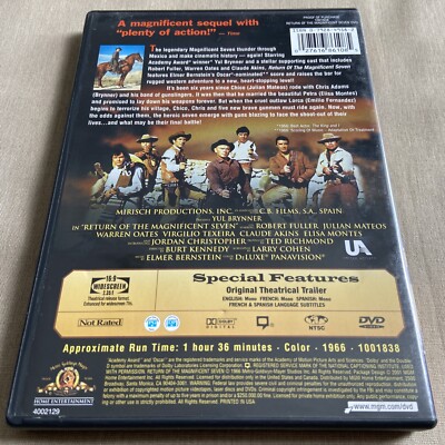 The Magnificent Seven & Return (1 & 2) (DVD 1960/66 Set) Western