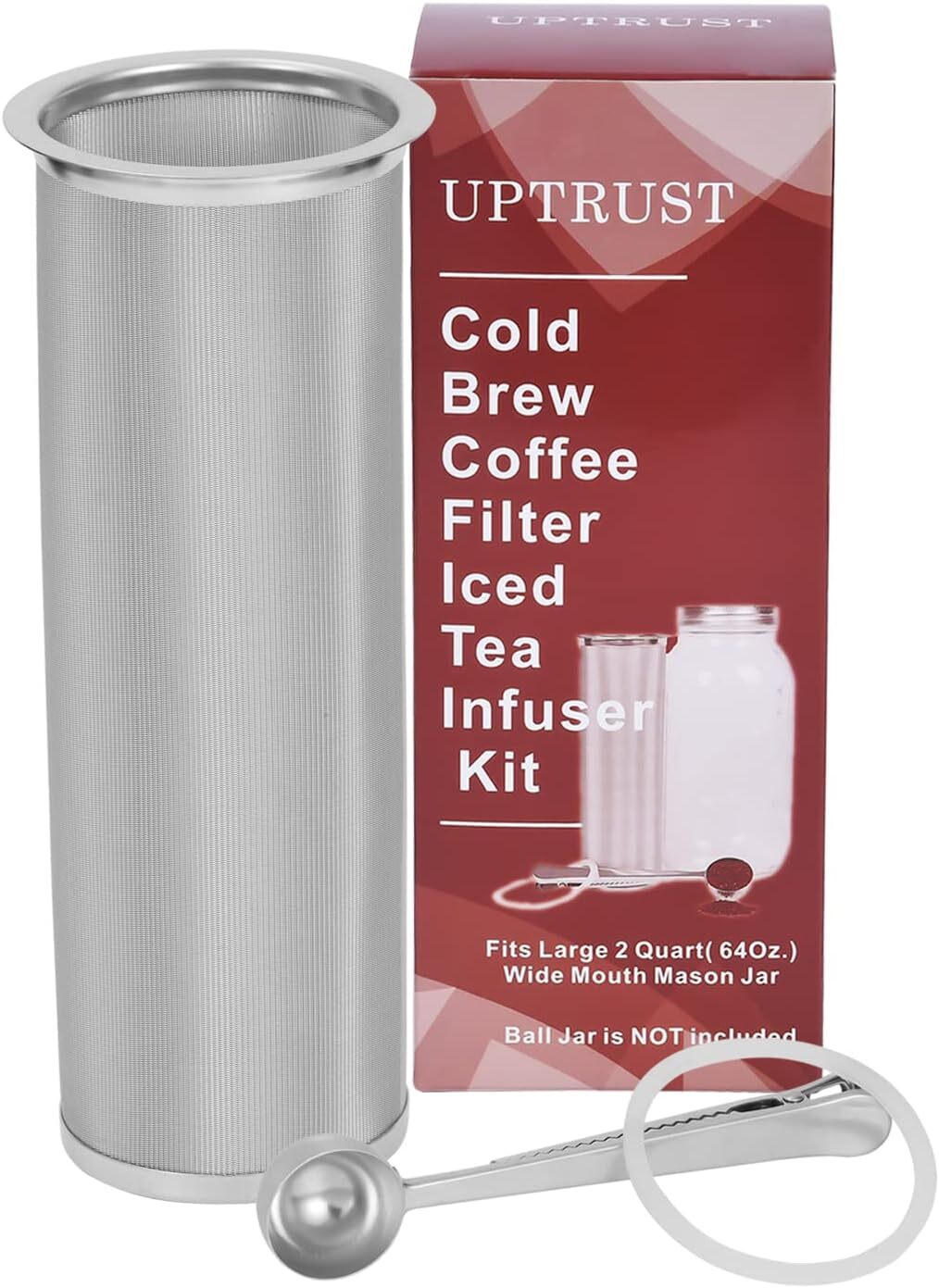 Filter For 2quart/64ounce Wide Mouth 64oz, Silver