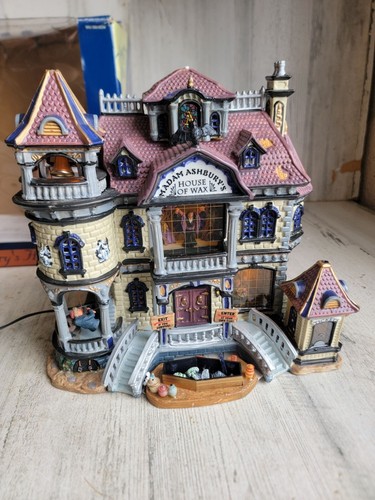 Lemax AS IS Madam Ashbury's House Of Wax Halloween spooky village