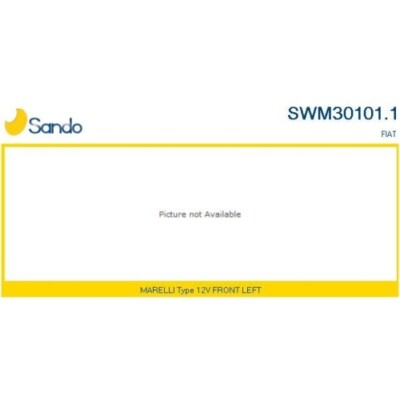 Wischermotor Sando SWM30101.1 für Fiat Vorne