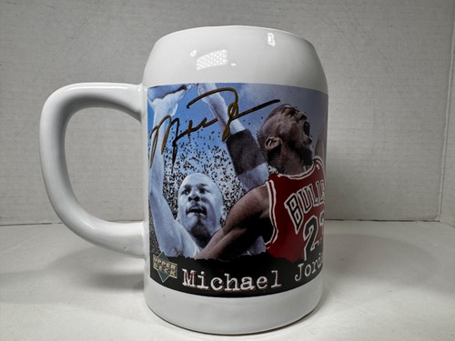 1997 Michael Jordan 23 Upper Deck Tankard Mug with COA - MINT Condition