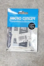 Micro Center 32GB MicroSD U1 Card Class 10 Memory Card with Adapter - 2 Pack