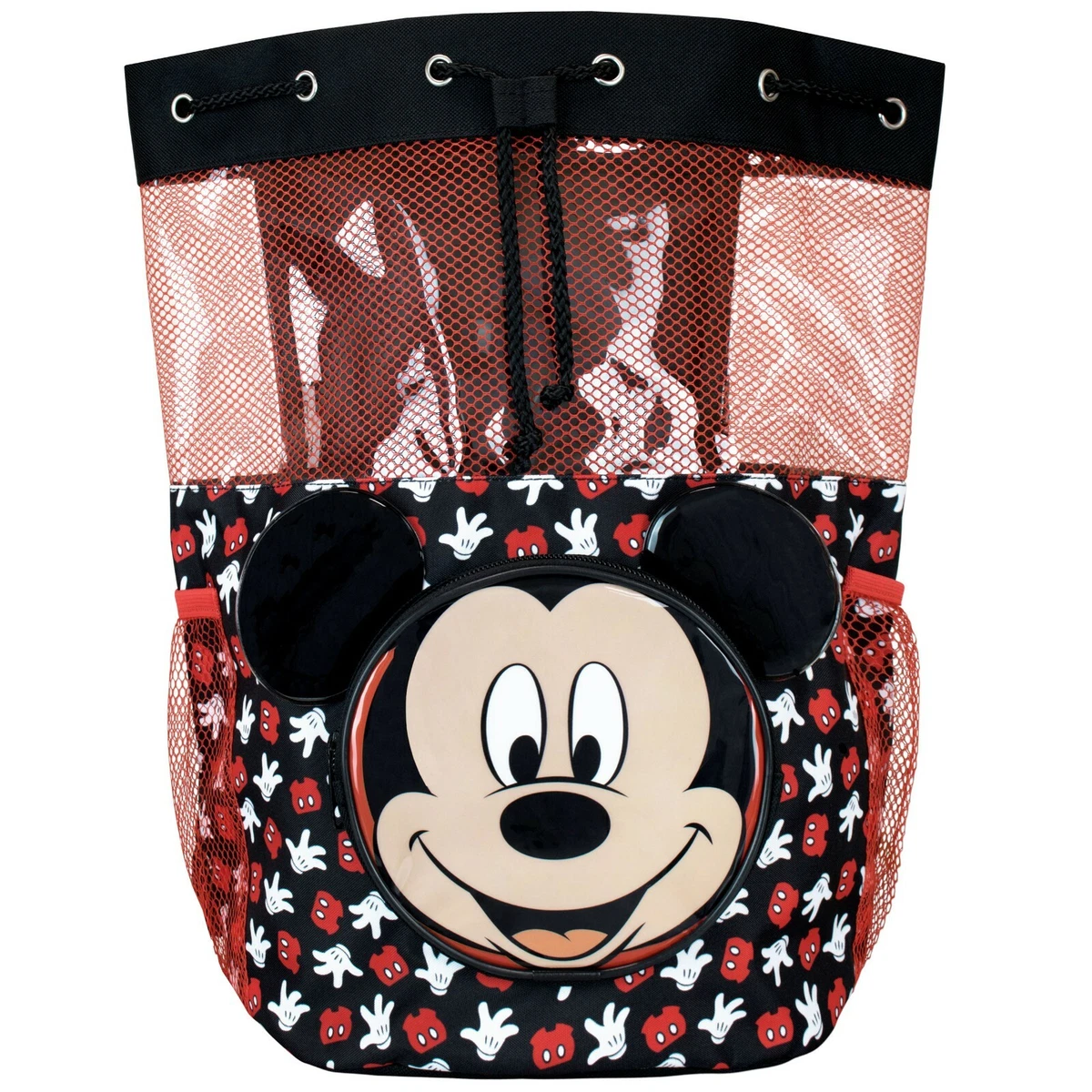 Mickey Mouse Swim Bag Swimming Bag Kids Bag Drawstring Bag Sports Bag PE Bag Red