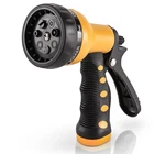 Heavy Duty Garden Hose Nozzle – 7 Spray Patterns, Leakproof, Car, Lawn, Pets