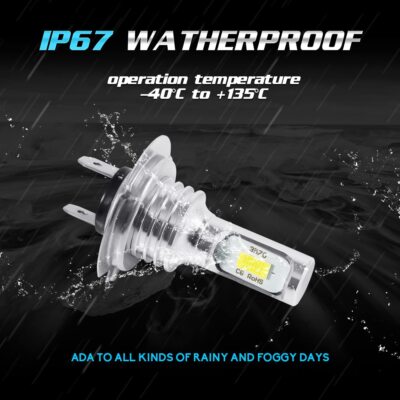 1/2Pcs Canbus For Honda Goldwing GL1800 Year 2001-2016 LED Motorcycle Plug-and-Play Headlight High/Low H7 12V 20000LM 60W White - 201355758