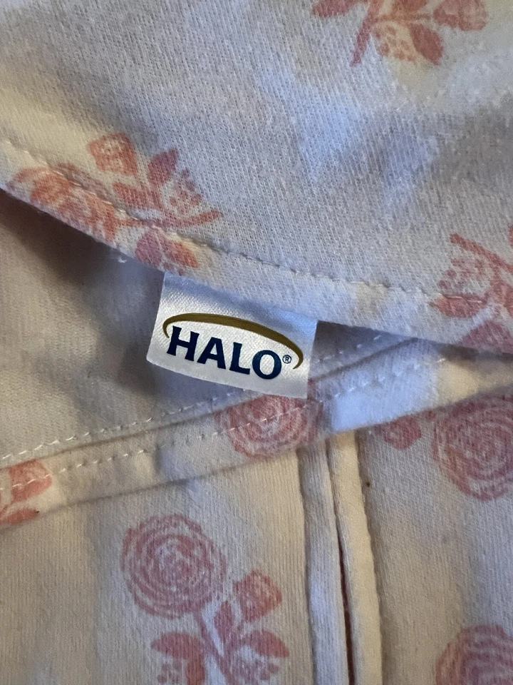 Halo Sleep Sack Baby Girl Pink Floral 0-3 Months - Image 3 of 4