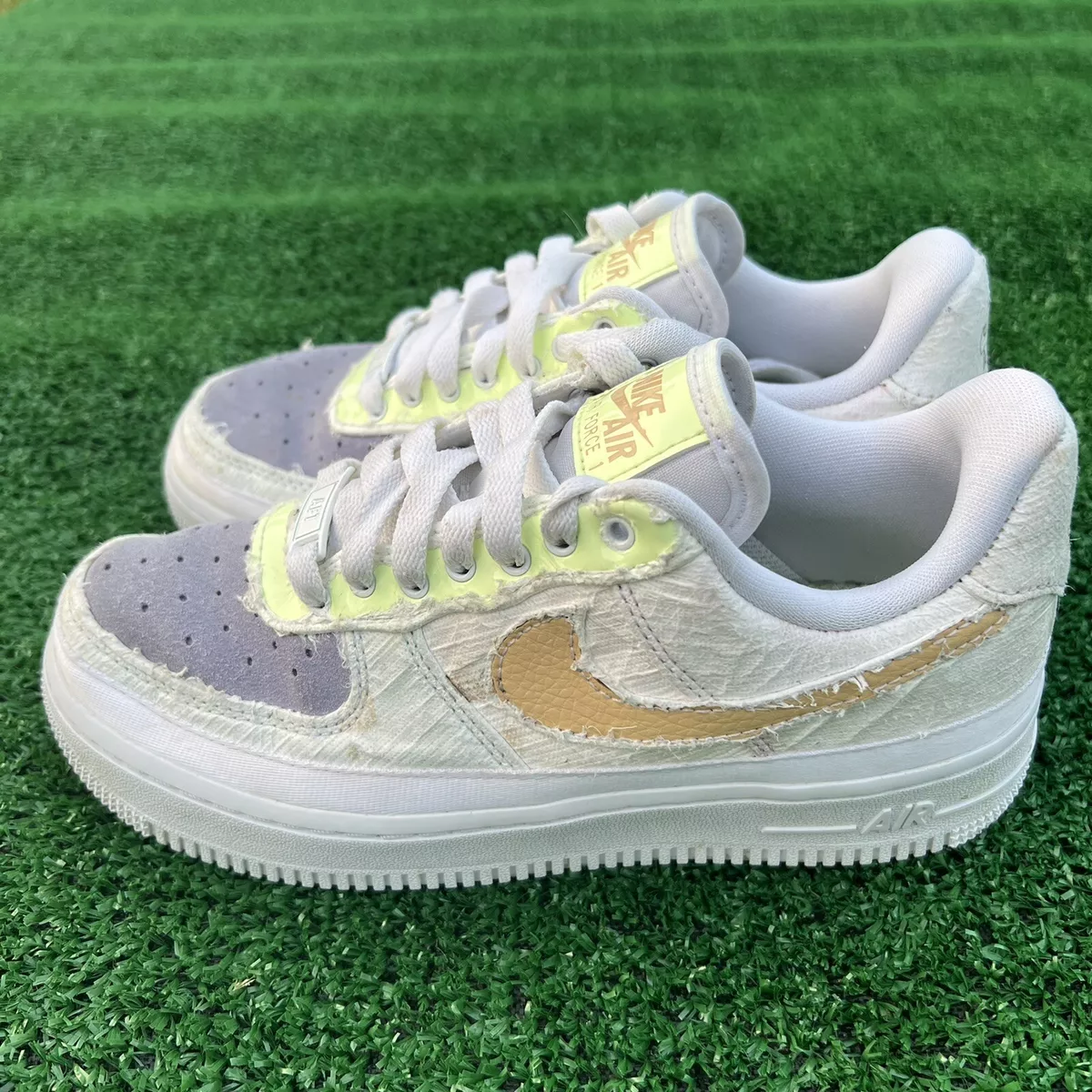 Nike Air Force 1 Low Pastel Reveal Sneaker Women's Size 5 Pre-Owned  DJ6901-600