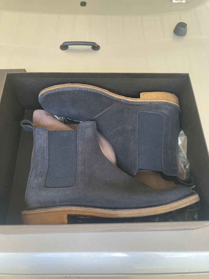 Botas Chelsea Bottega Veneta de gamuza de becerro talla US 10.5 Foto 4 de 4