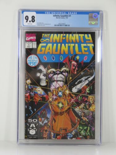INFINITY GAUNTLET #1 - CGC 9.8 - Marvel Comics (1991) Jim Starlin &amp; George Perez