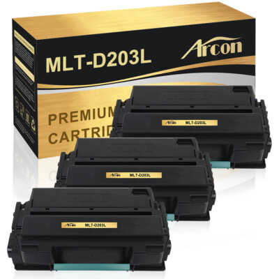 3PK MLTD203L Toner For Samsung 203L ProXpress M3870 FD FW M4070FR M3320ND M3820