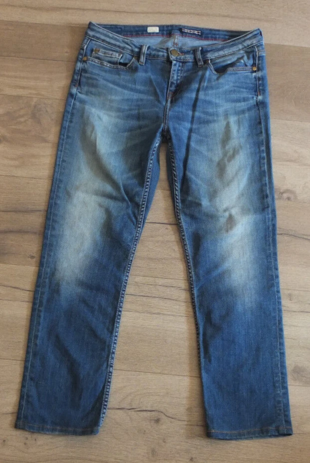 Tommy Hilfiger Rome Rw Straight Fit Stretch Jeans W29 L32 Blue Light Summer