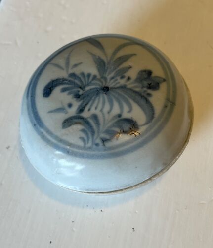 Chinese Shipwreck Tek Sing Hoard Blue & White Porcelain Box Early 19th century - Picture 2 of 10