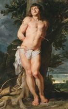 Peter Paul Rubens St. Sebastian Giclee Fine Art Print Reproduction on Canvas 36"