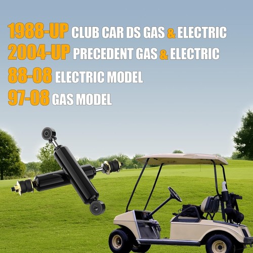 Club Car Front and Rear Shock Absorbers Kit, Golf Cart Shocks Fit Club Car DS - Picture 2 of 7