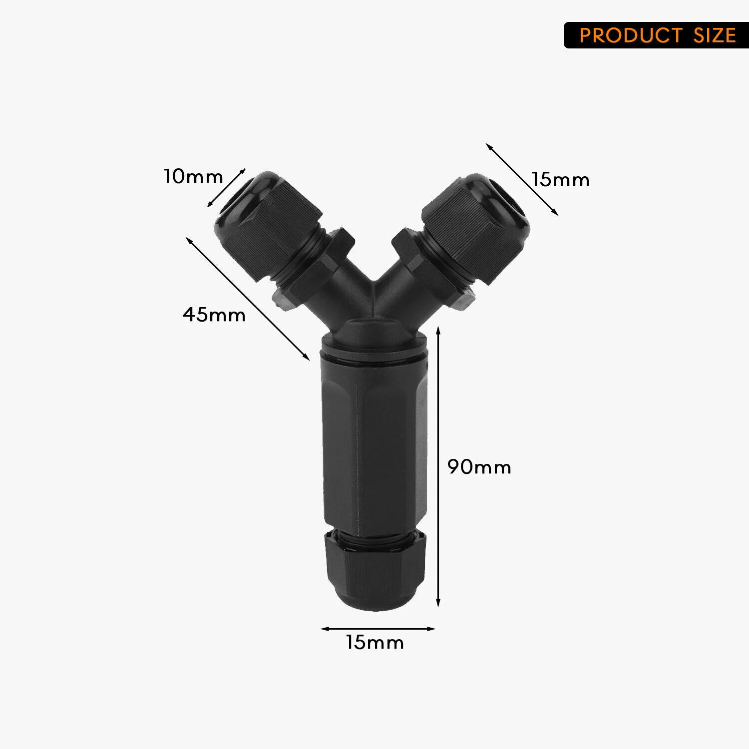 IP68 Waterproof Junction Box Electrical Wire Waterproof Cable Connector Outdoor