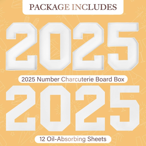 Graduation Decorations 2025 - Centerpieces & 10" Serving Paper Tray - Picture 2 of 15
