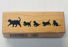 Vintage PSX Rubber Stamp with Cats- Mom  Baby Kittens, C-921, Crafts DIY BIN 13