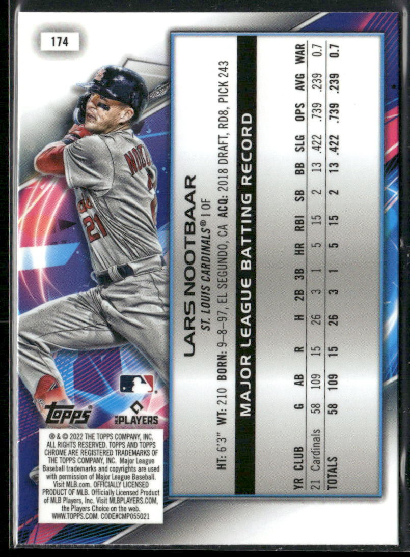 2022 Topps Chrome Cosmic #174 Lars Nootbaar | eBay 2022 Topps Chrome Cosmic #174 Lars Nootbaar | eBay
