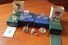 Swarovski Crystal Memories set of 10 pieces, kitchen and household items