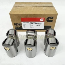 Set of 6 3965966 Tappet Valve Cam Followers for Cummins 8.3L 6CT ISC QSL ISL
