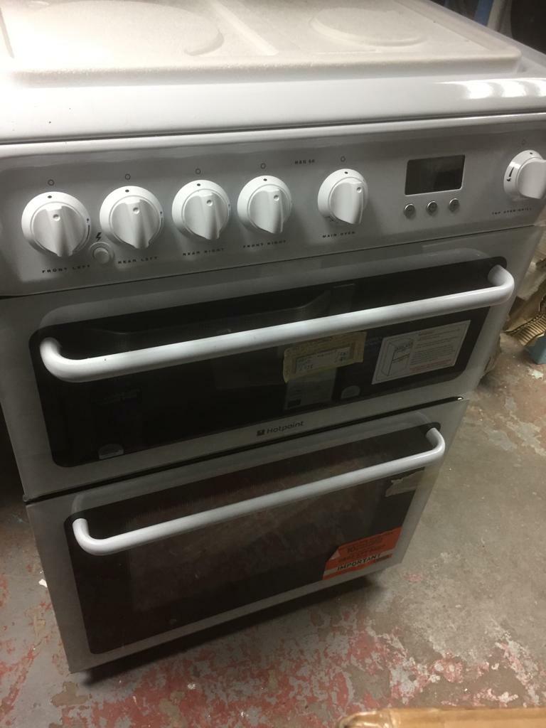HOTPOINT Ultima HAG60P Full Gas Cooker White LPG Convertible 60cm eBay