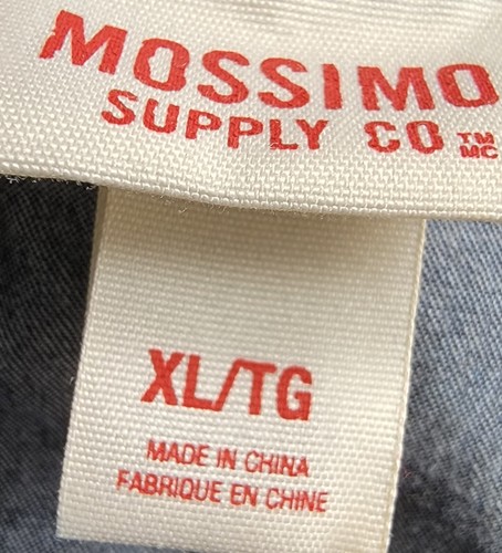 Mossimo Supply Co Womens Shirt Top Blouse Size XL X Large Blue - Picture 18 of 24