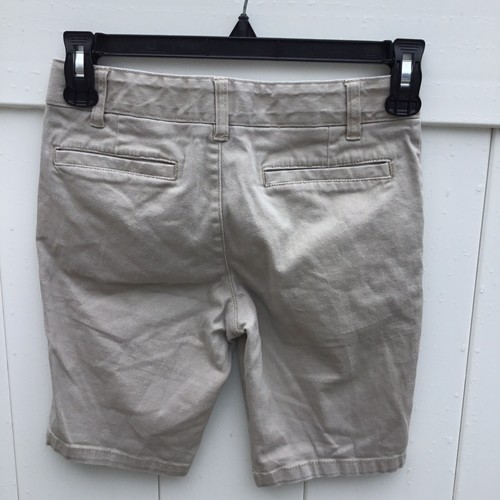 French Toast Boys Uniform Shorts Size 10 Khaki Adjustable Waist Flat Front - Picture 3 of 5