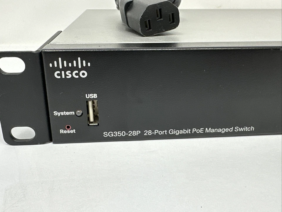 Cisco SG350-28P Series 28-Port Gigabit Managed Switch SG350-28 SFP - Image 2 of 4