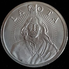 1 oz Silver Buffalo 999 Lakota Crazy Horse Buffalo Free RM Signed For 41.13 per troy oz