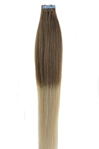 Cinta sin costuras en extensiones de cabello humano tramas de piel 100% Remy cabello resaltado rubio - Imagen 107 de 108