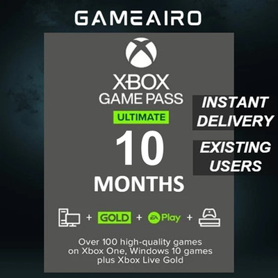 9+1 (10) Months Xbox Game Pass Ultimate and Live Gold Membership FAST DELIVERY
