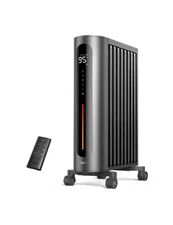Dreo Oil Filled Radiator Heater, 1500W Radiant Heater with Remote Control, Di...