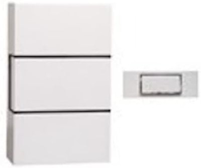 Chacon 84198 Wired Doorbell with Push-Button