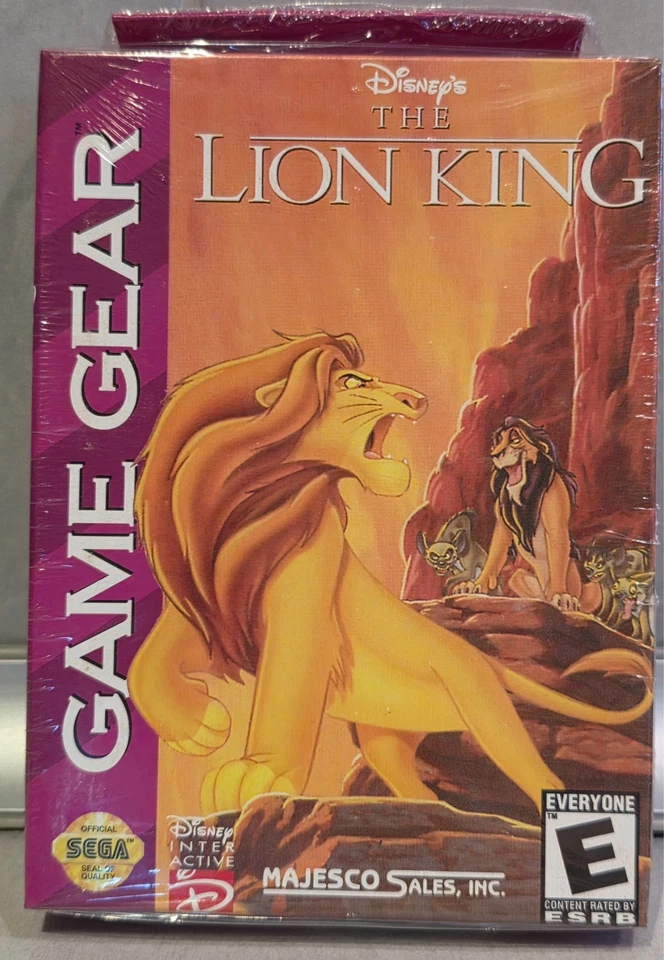 DISNEY THE LION KING LE ROI LION SEGA GAME GEAR GAMEGEAR USA NEUF - Photo 1/4