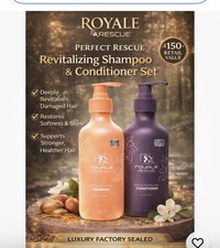 Royale Hair Rescue Revitalizing Shampoo Conditioner 2 oc set sealed 150.00