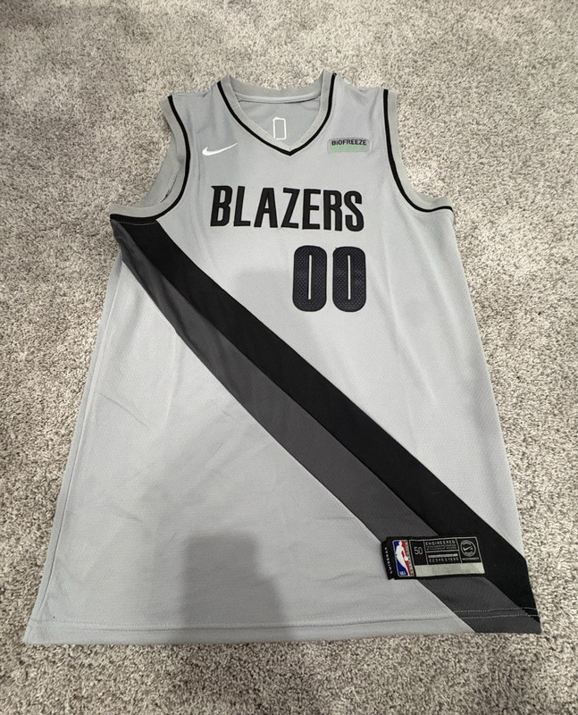 Nike Portland Trail Blazers Anthony #00 NBA Jersey Gray/Black Men’s 50