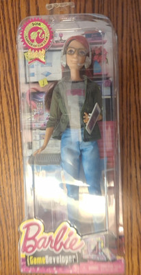 Rare Mattel Barbie Game Developer 2016 Career of the Year DMC33 New / open Box