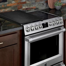 Stainless Steel Stove Top Cover Gas Stove Cover 21.2" x 14.7" x 3" Black