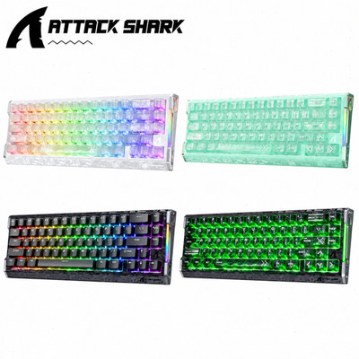 ATTACK SHARK R68 HE Carbon Fiber Rapid Trigger Gaming Keyboard Wired 8KHz RGB PC