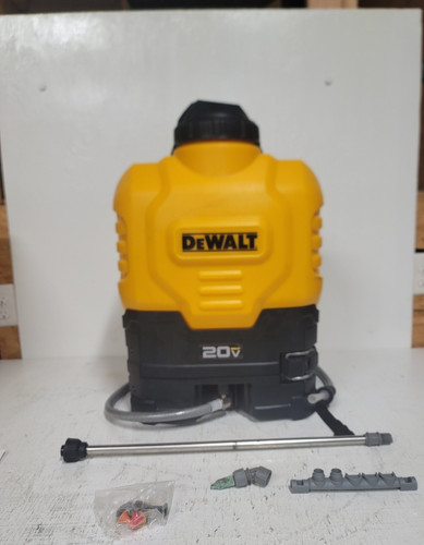 DEWALT 20V* Backpack Sprayer w/BATTERY 4Gal DXSP190681B NO HANDLE/TRIGGER
