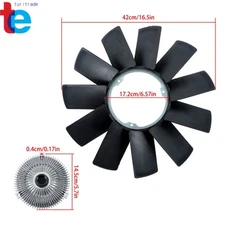 Radiator Fan Clutch & Blade Kit for BMW 3 5 7 Series M3 M5 X5 Z3 NEW