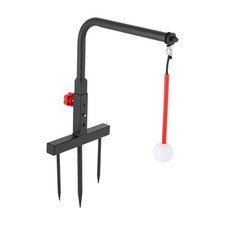 Adjustable Golf Swing Groover Hitting Practice Trainer Aid 360 Auto Return Ball