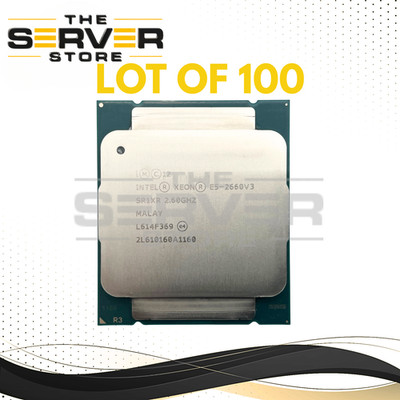 (LOT OF 100) Intel Xeon E5-2660v3 2.6GHz 10C LGA2011-3 CPU CM8064401446117 SR1XR