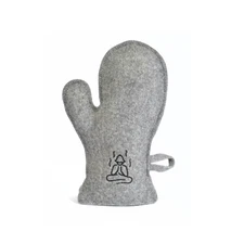 Premium Sauna Mitten Wool Glove for Heat Protection – Natural