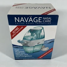 Original NAVAGE Nasal Care Saline Nasal Irrigation Nose Cleaner ** SEALED!