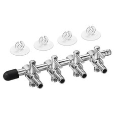 Distributore erogatore ossigeno serbatoio pesci controllo flusso aria acquario 5 pezzi