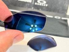 Oakley Flak Jacket 1.0 Std Size Ice Iridium Replacement Lenses - New Old Stock